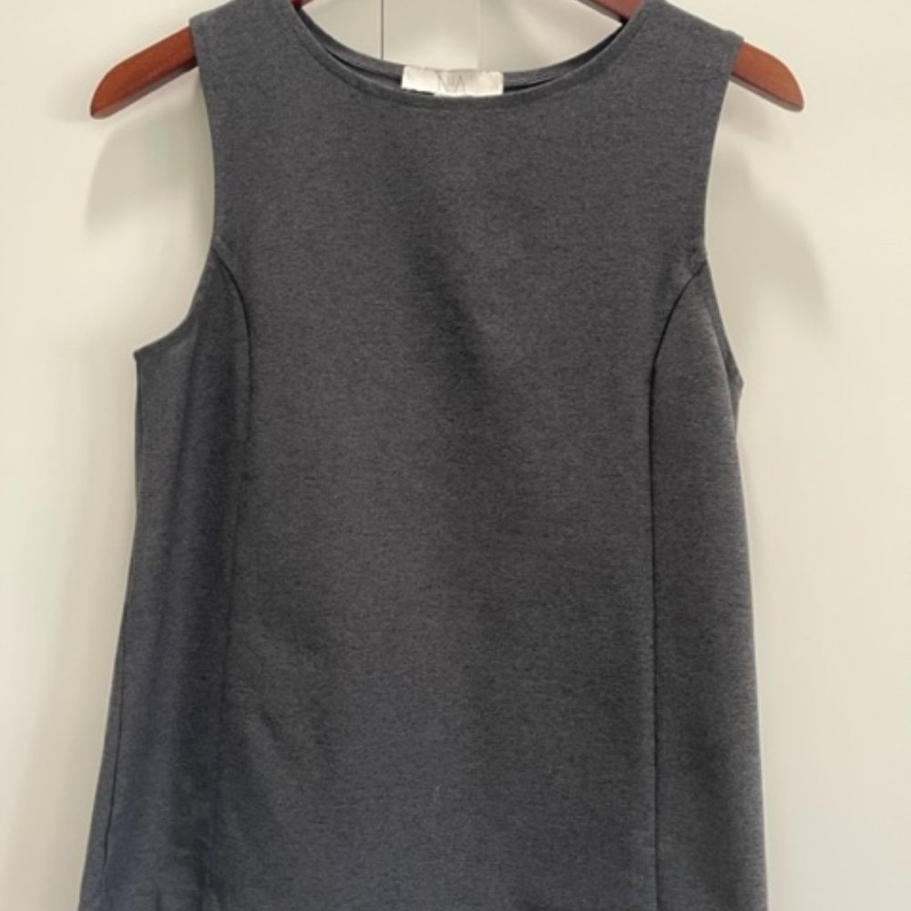Charcoal Sleeveless Top